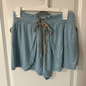 FP Movement by Free People Light Blue Athletic Shorts